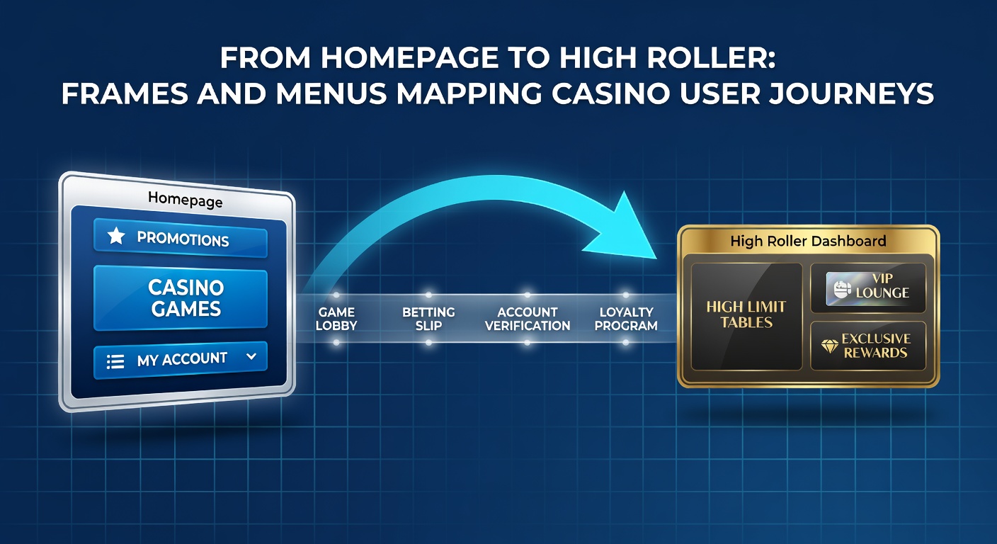 Overzicht van een dynamische casino homepage met prominente frames en menu-opties die gebruikers direct naar spellen leiden